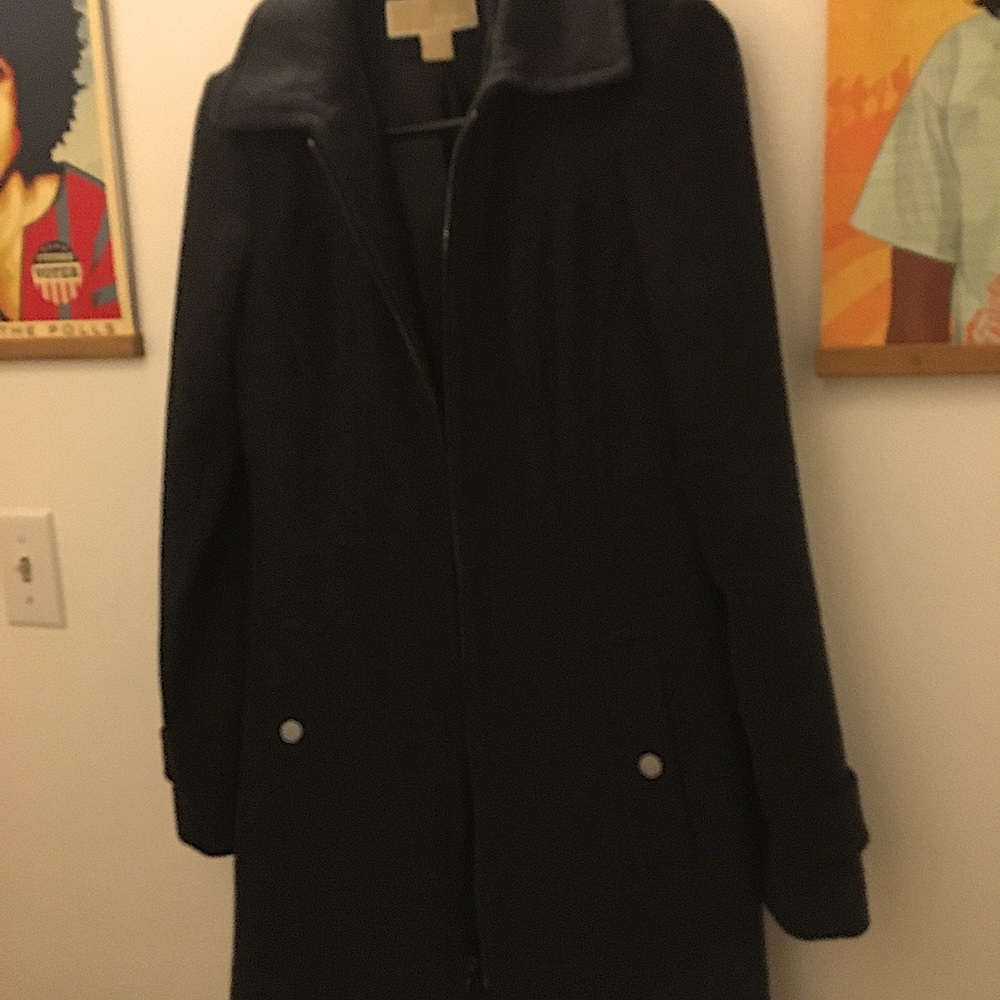 Michael Kors black wool jacket